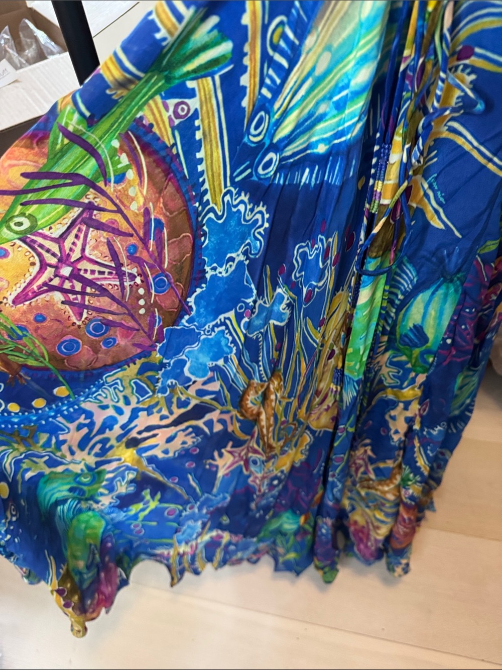 FARM Rio Deep Sea Maxi Dress - Picture 9 of 14